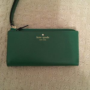 Kate Spade Black AND Green Wallet -sold separately